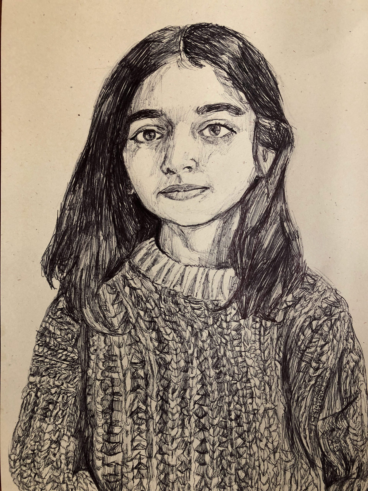 self portrait by Shahad Arzouni