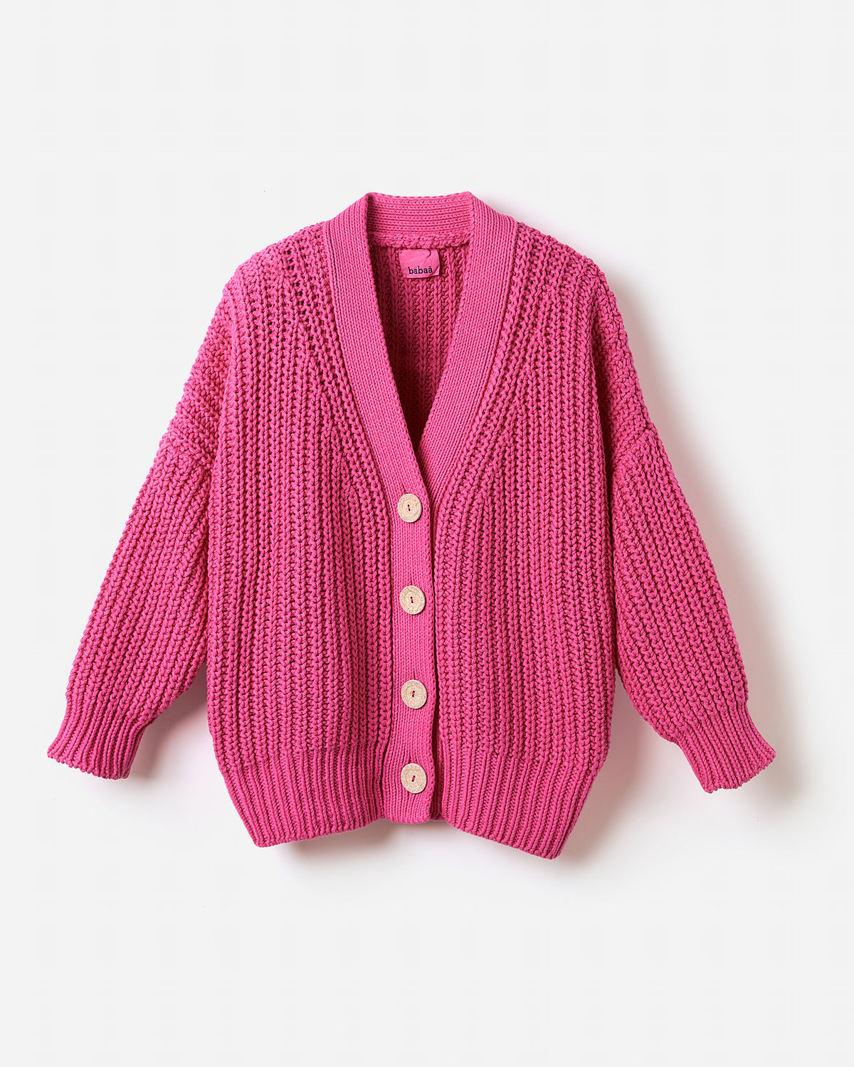 Babaà no18 hibiscus flower cardigan for women, featuring a soft silhouette with hibiscus floral pattern in the design.