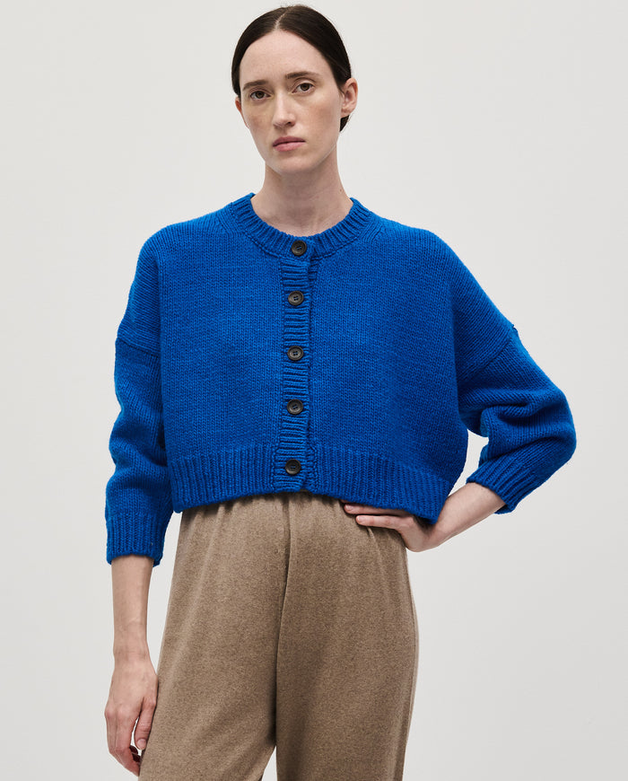 Babaà No61 Winterskies women's cardigan in soft knit with button closure, cozy and stylish for winter wear.