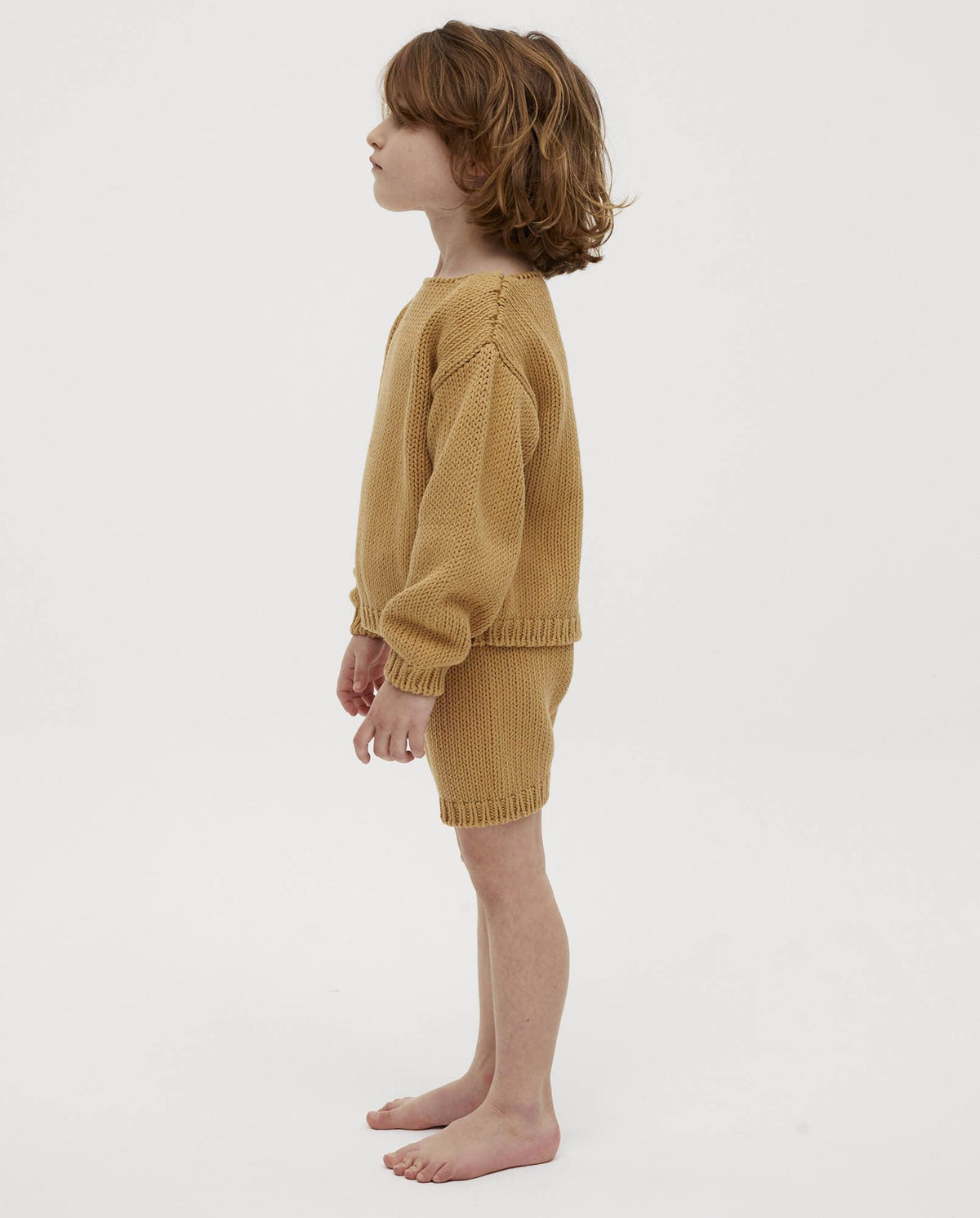 Kids jumper from Babaà featuring chicory root pattern, soft fabric, and vibrant colors, perfect for children's casual wear.