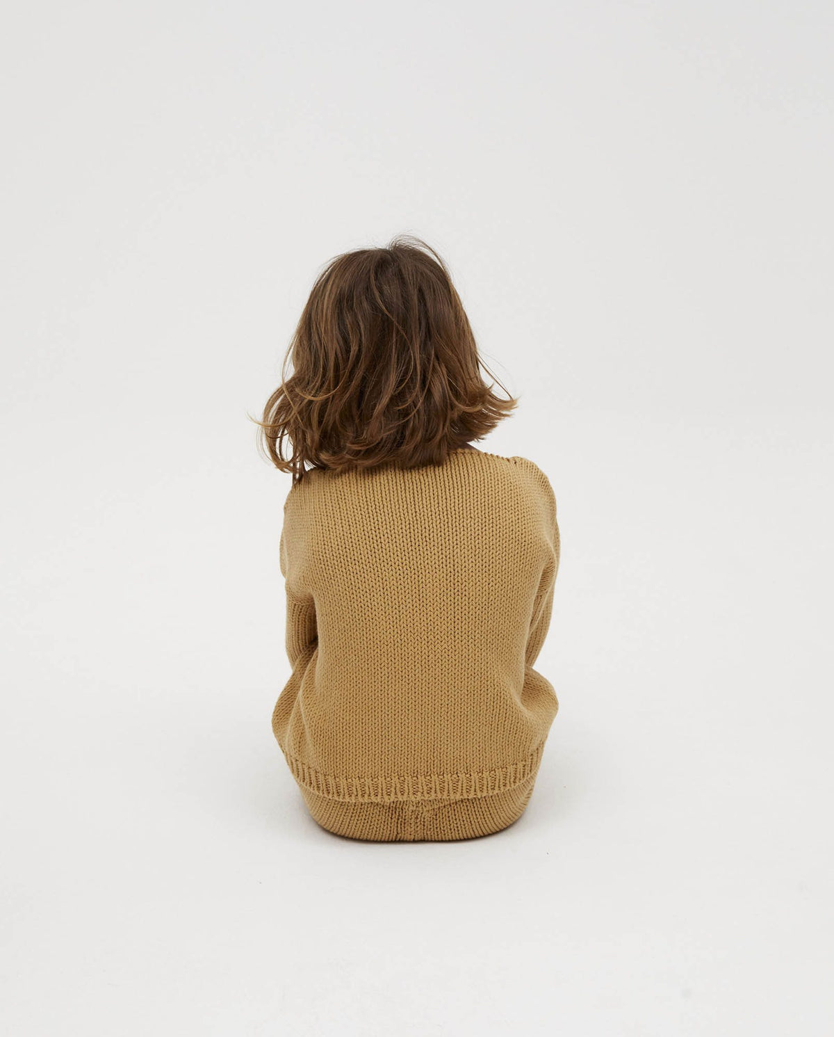 Kids jumper No3 by Babaà featuring chicory root pattern, comfortable knit fabric, and vibrant design for children.