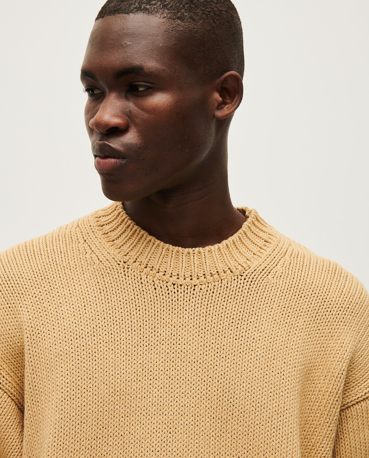 Babaà men's jumper No16 featuring a clay pot design, casual knit sweater with intricate pattern and warm, comfortable fit.