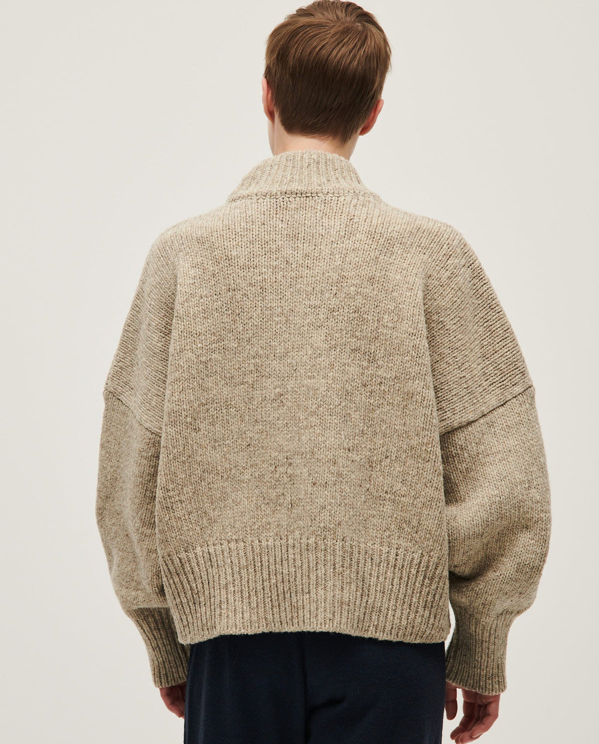 Babaà No15 Mist women's jumper in soft, cozy fabric, featuring a relaxed fit and stylish design for casual wear.