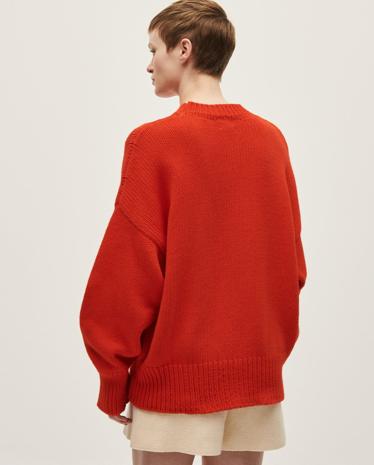 Babaà No16 summer flame women's jumper featuring a vibrant flame pattern, soft fabric, and casual fit.