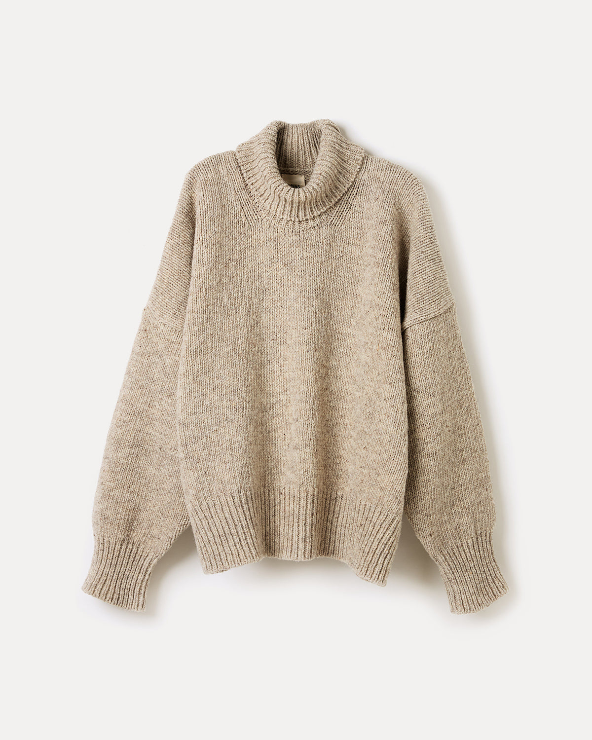 Babaà No17 Mist women's jumper silhouette showing a soft, cozy knit sweater in a relaxed fit with long sleeves.