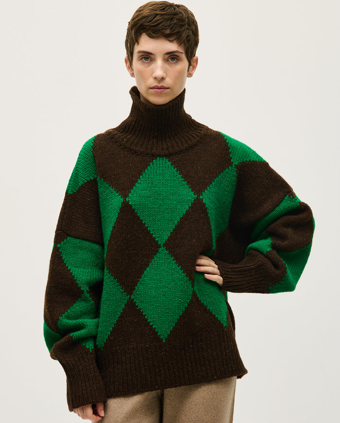 Babaà No17 Twilight women's jumper in soft fabric, featuring a cozy fit and stylish design, shown in a natural pose.