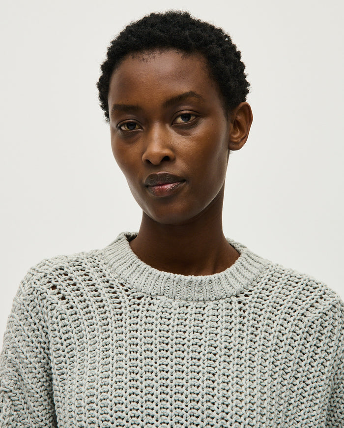 Babaà No18 Chalk women's jumper featuring a cozy knit design in a soft chalk color, perfect for casual wear.