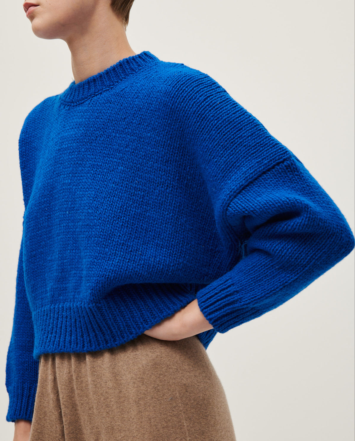 Babaà No61 Winterskies women's jumper in cozy knit, featuring a stylish winter pattern and a relaxed fit.