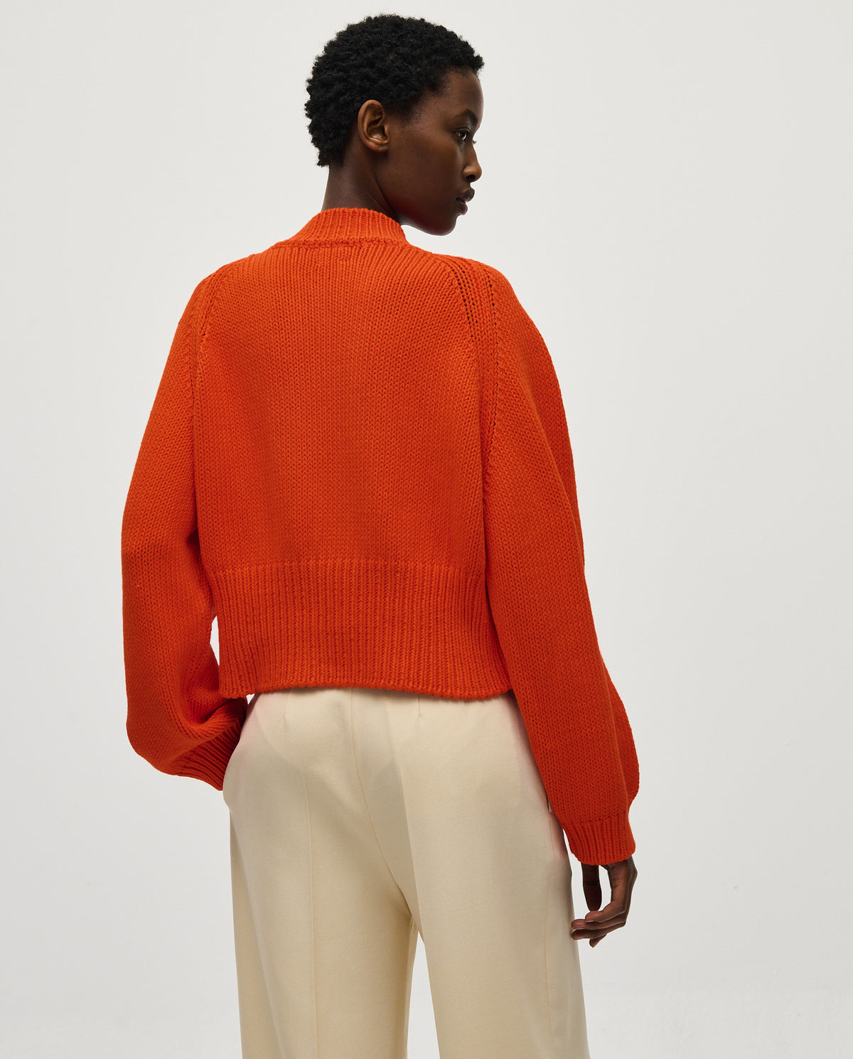 Babaà No86 summer flame women's jumper featuring a vibrant flame pattern and comfortable knit fabric.