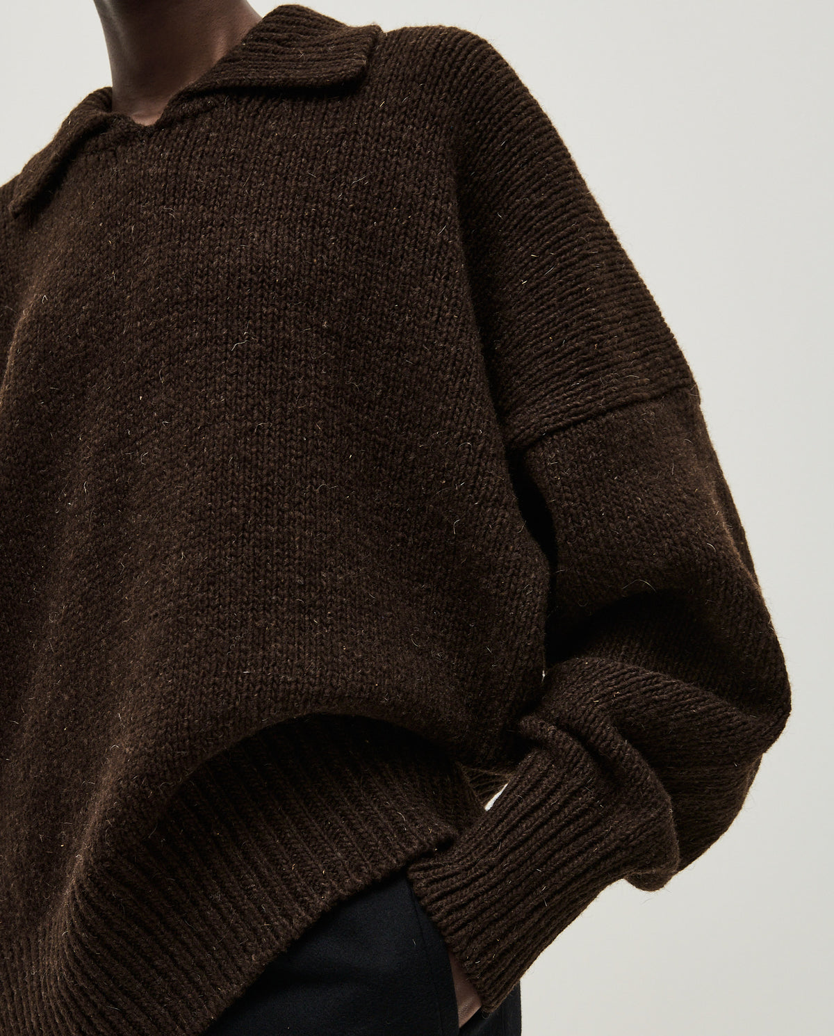 Babaà No90 Earth women's jumper featuring a cozy knit design in earthy tones, perfect for casual wear.