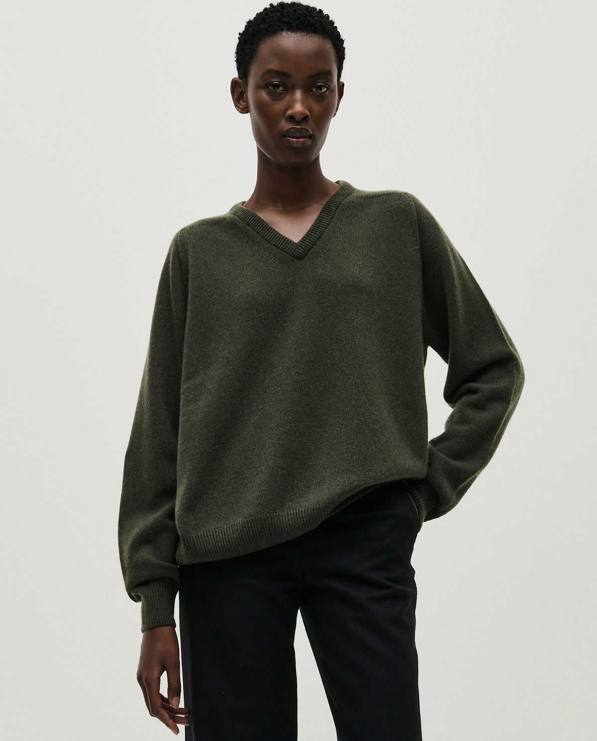 Babaà No91 Taiga women's jumper featuring a cozy, textured knit in earthy tones, perfect for casual wear.
