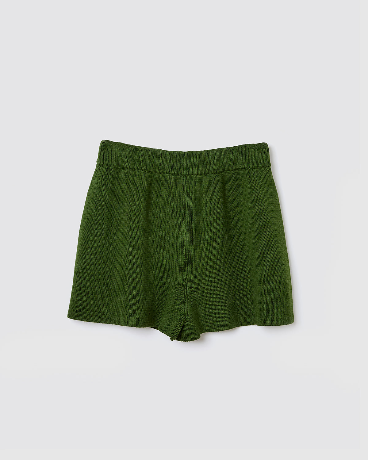 Silhouette of Babaà No35 Pine shorts worn by a woman, showcasing the relaxed fit and soft fabric in a casual style.