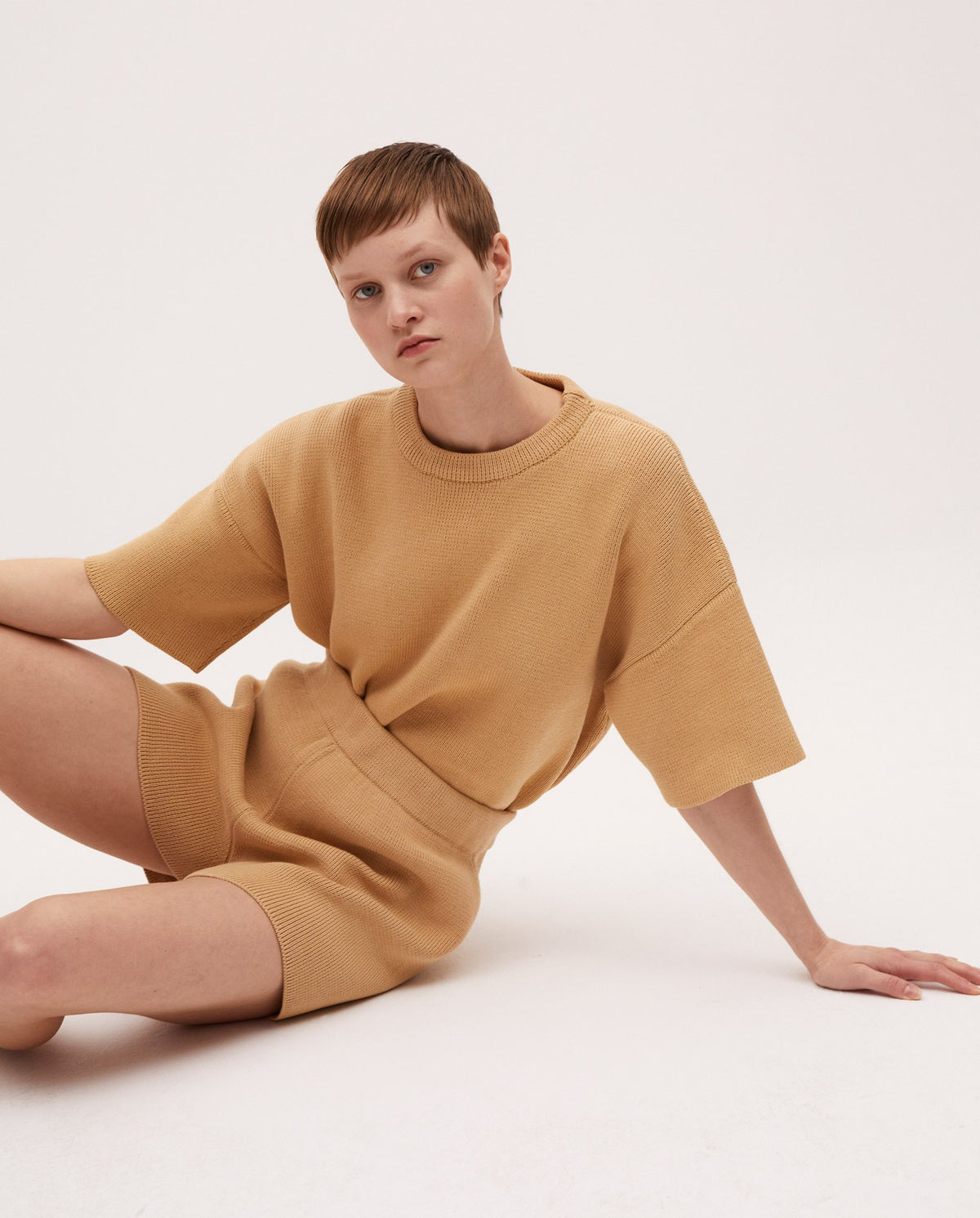 Women's Shorts No35 Clay Pot by Babaà featuring stylish, lightweight fabric and a comfortable fit, perfect for casual wear.