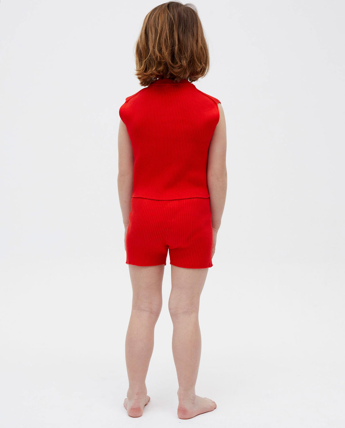 Kids' summer top No39 by Babaà featuring a vibrant flame design, made of lightweight fabric perfect for warm weather.