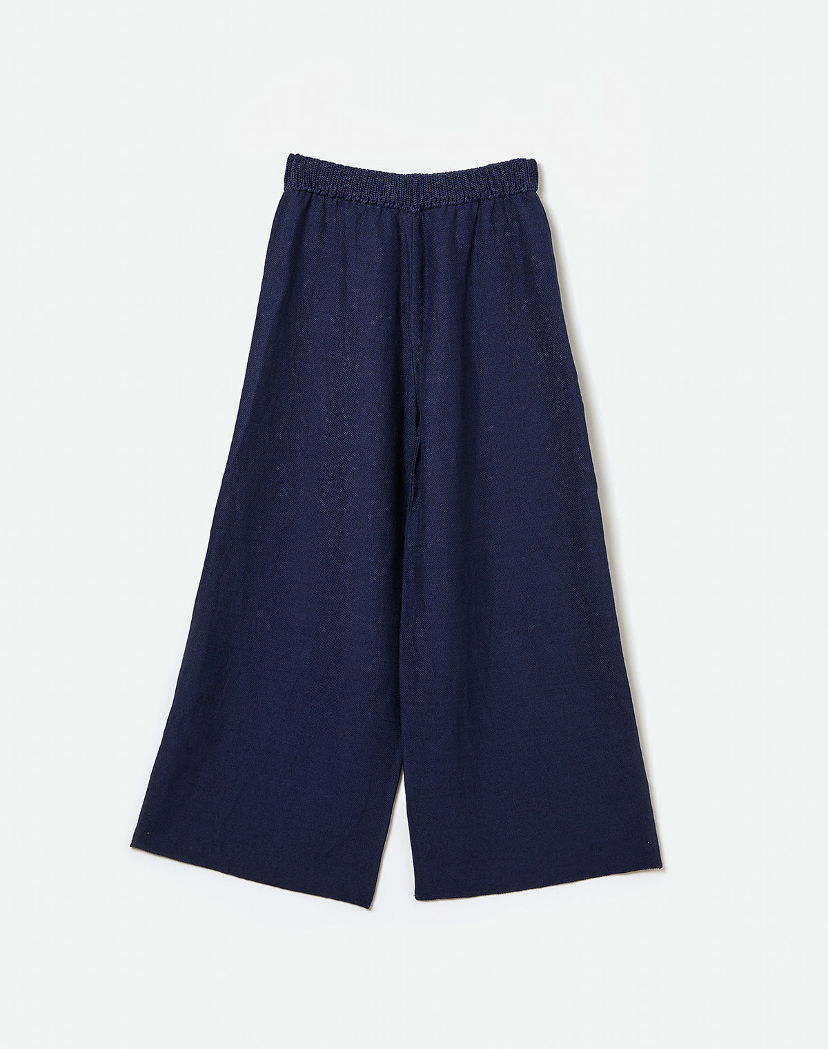 Navy Babaà No60 women's trousers shown in silhouette with a relaxed fit and stylish design.