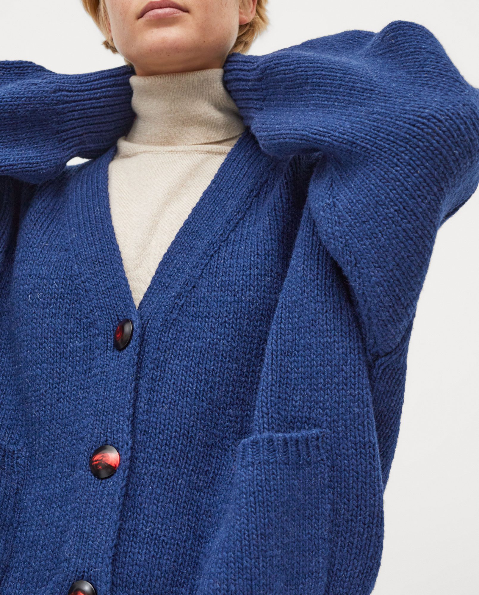 cardigan no17 navy – babaà