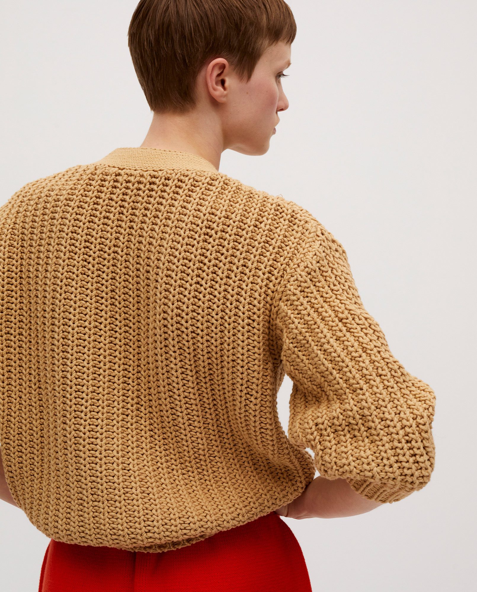 専用 ☆babaa  cardigan woman no18 clay pot cardigan no18 clay pot – babaà