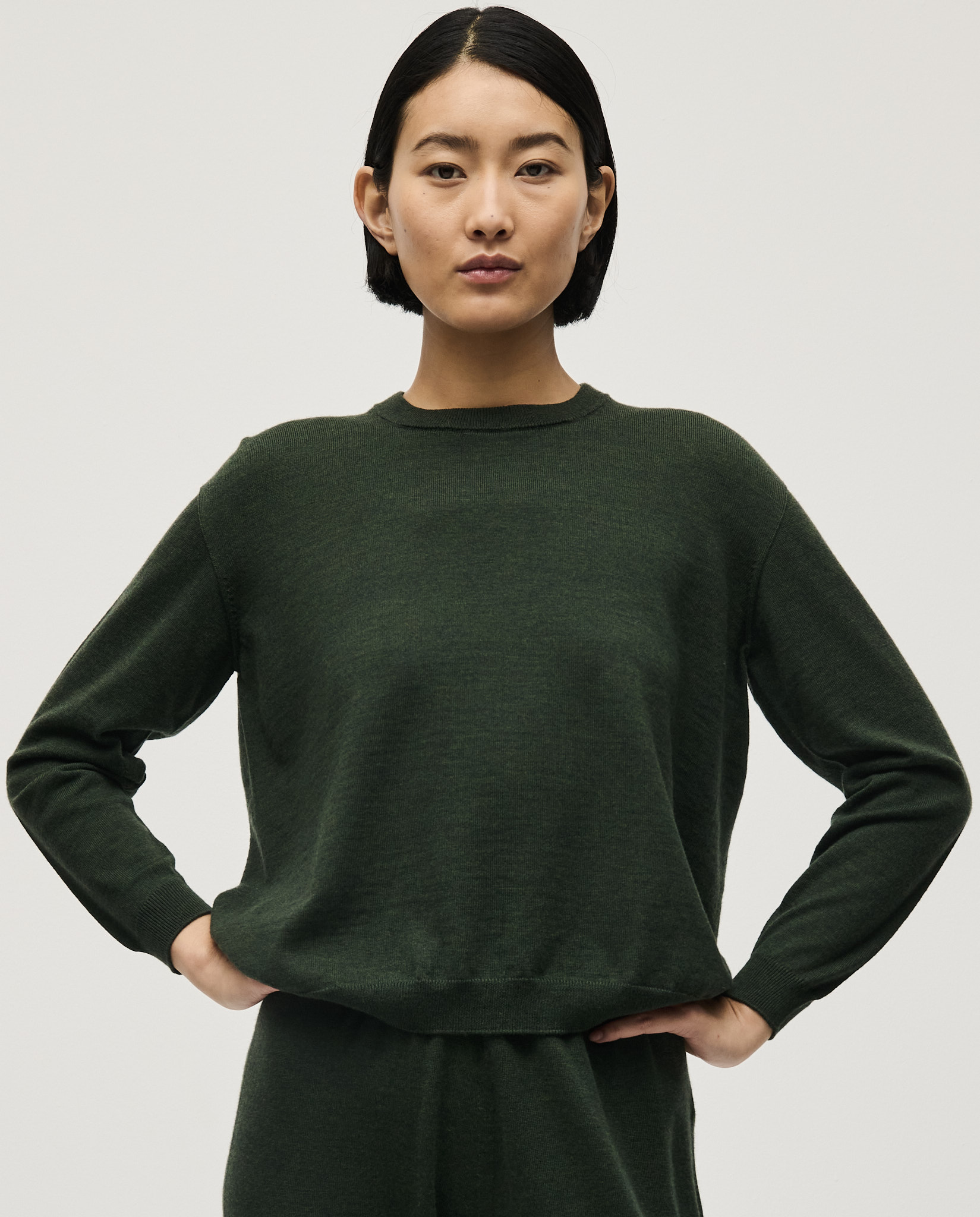 ニット/セーター babaa jumper no25 latte babaa review: merino wool jumper no25 sweater — Fairly Curated