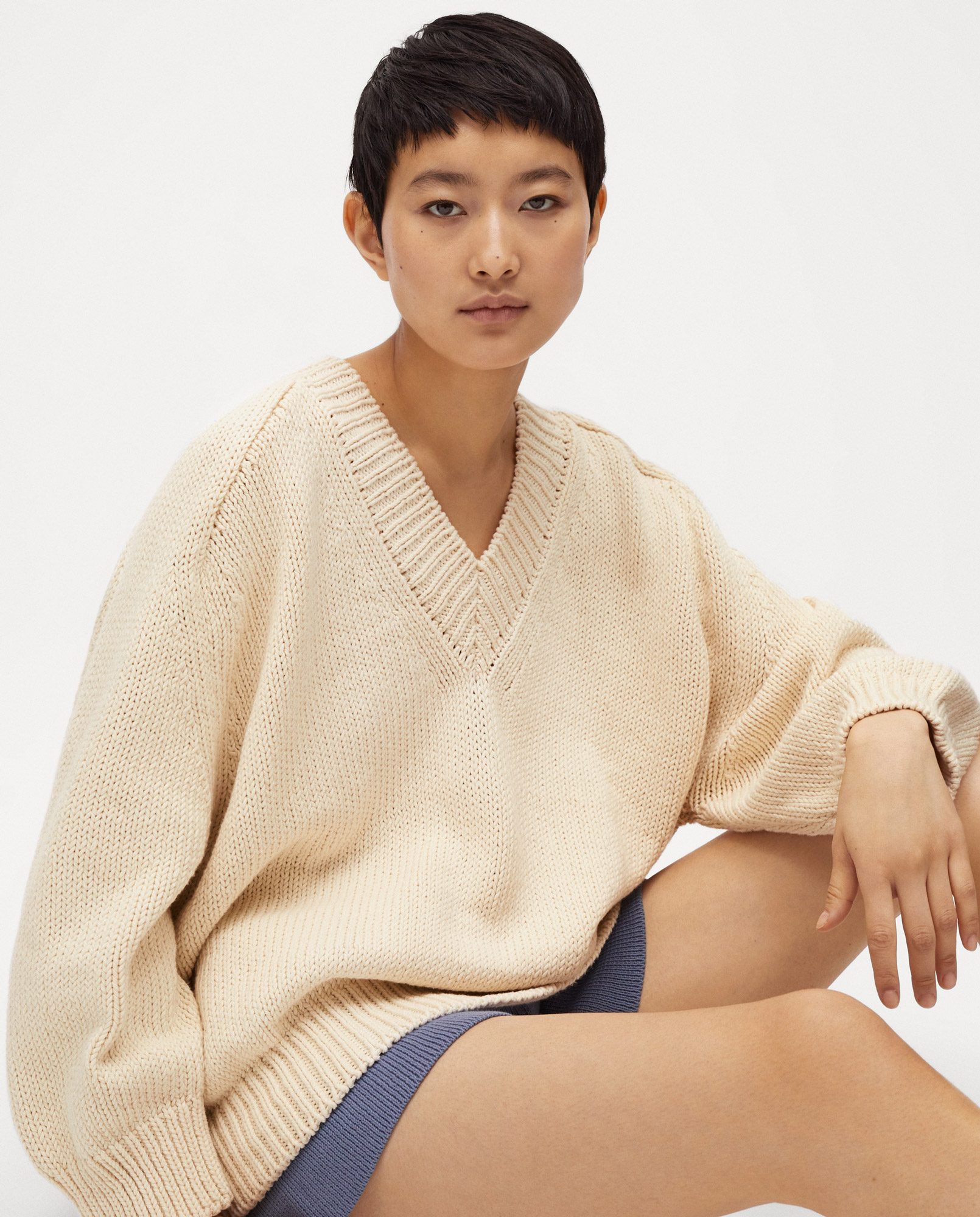 ニット/セーター Babaa Jtmper Women no 22 natural jumper no22 natural – babaà