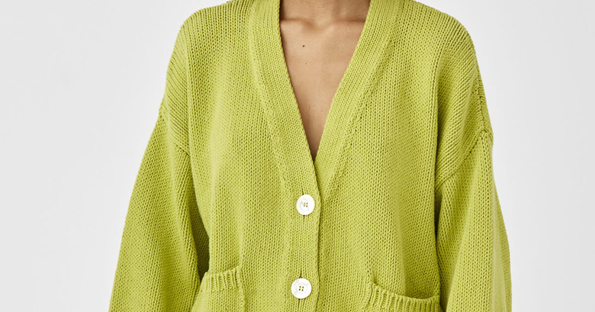 cardigan no16 green tea – babaà