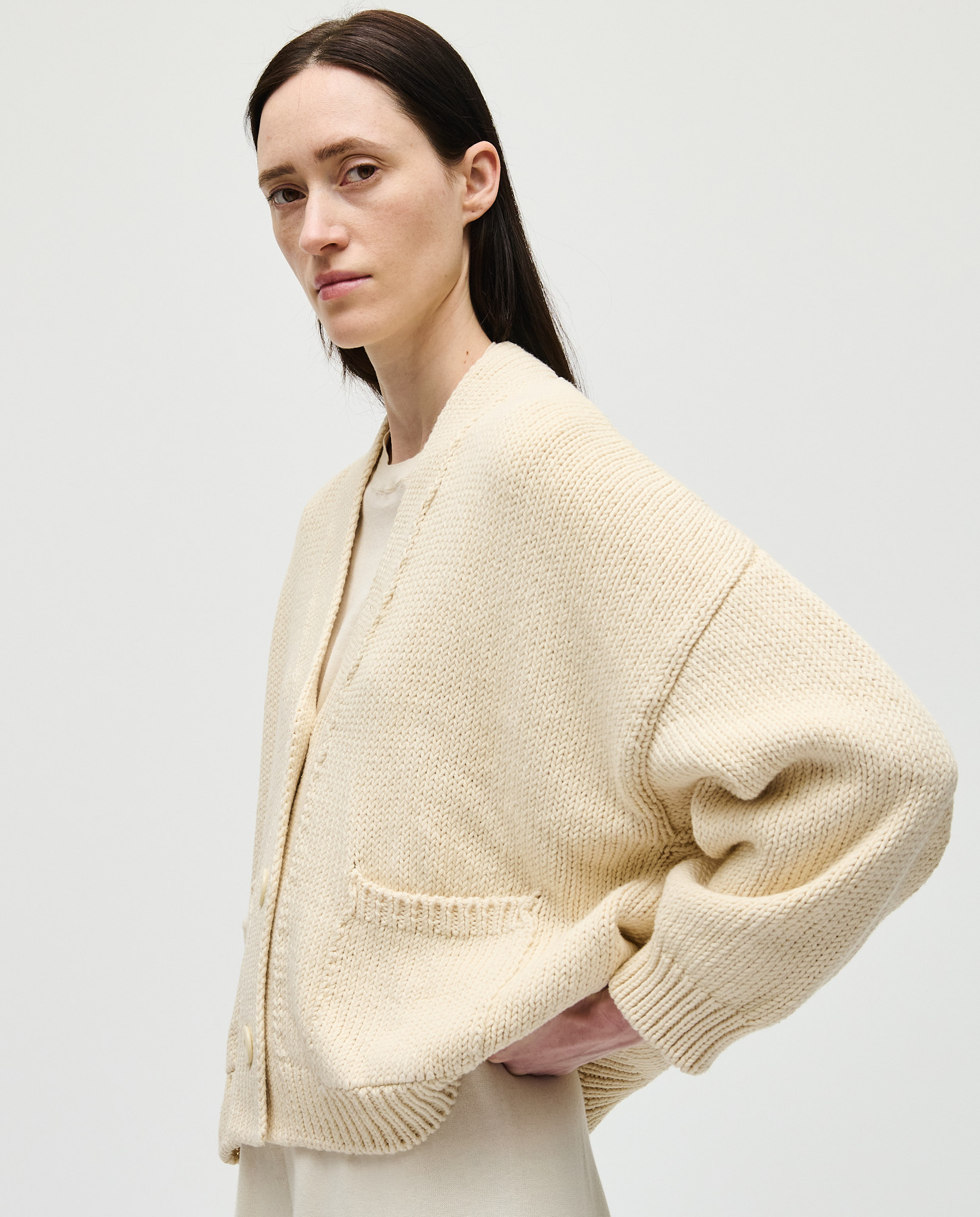ニット/セーター Babaa Jtmper Women no 22 natural cardigan no22 natural – babaà