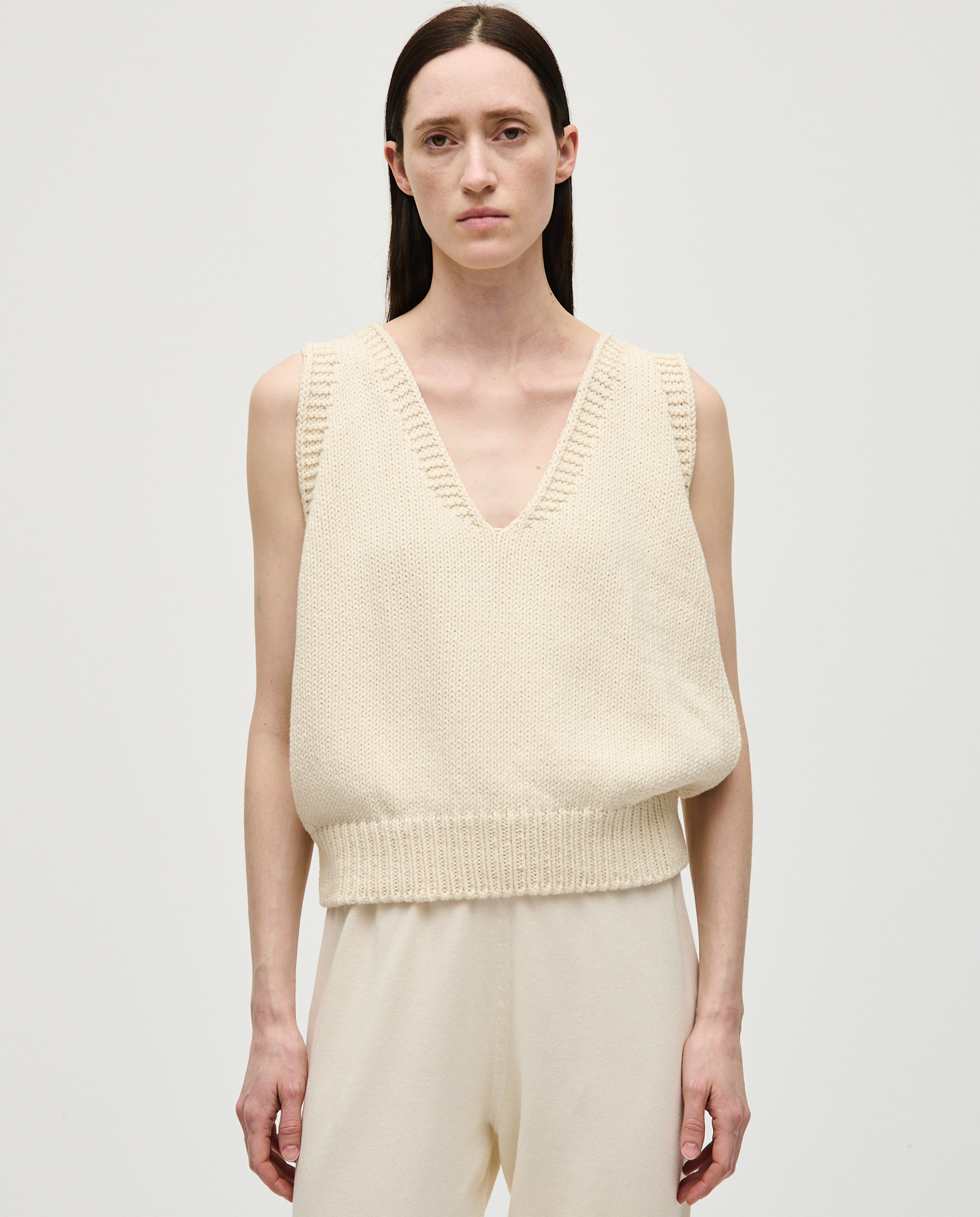 【Paragraph】22SS★ Lettering Knit Vest (No.24) vest no24 navy – babaà