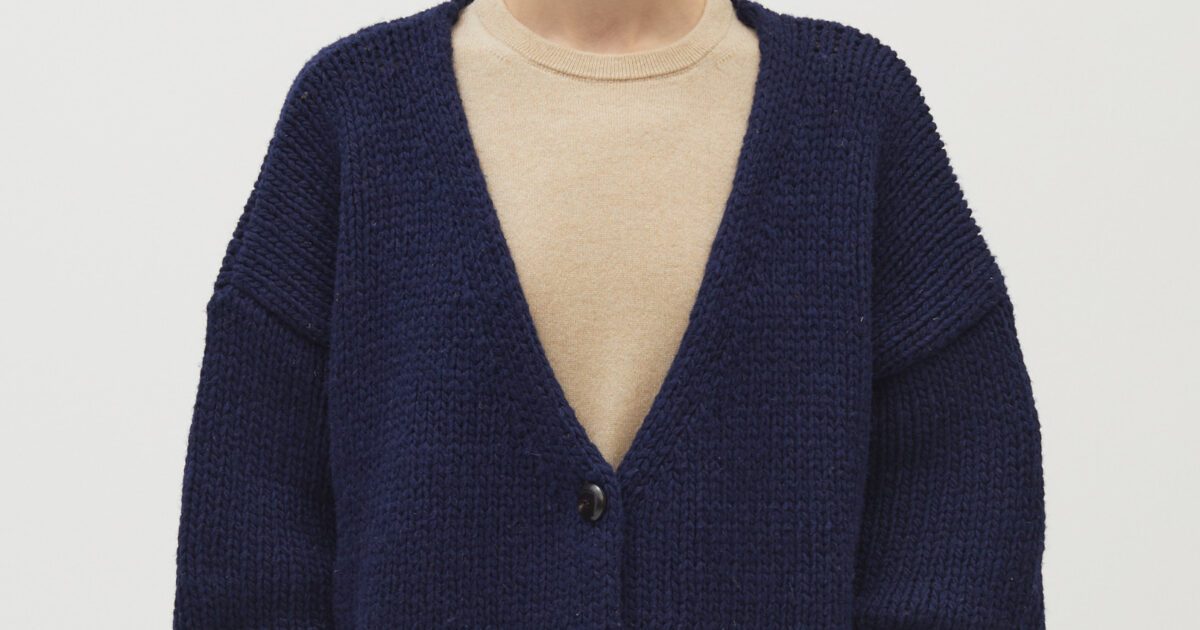 cardigan no57 navy – babaà
