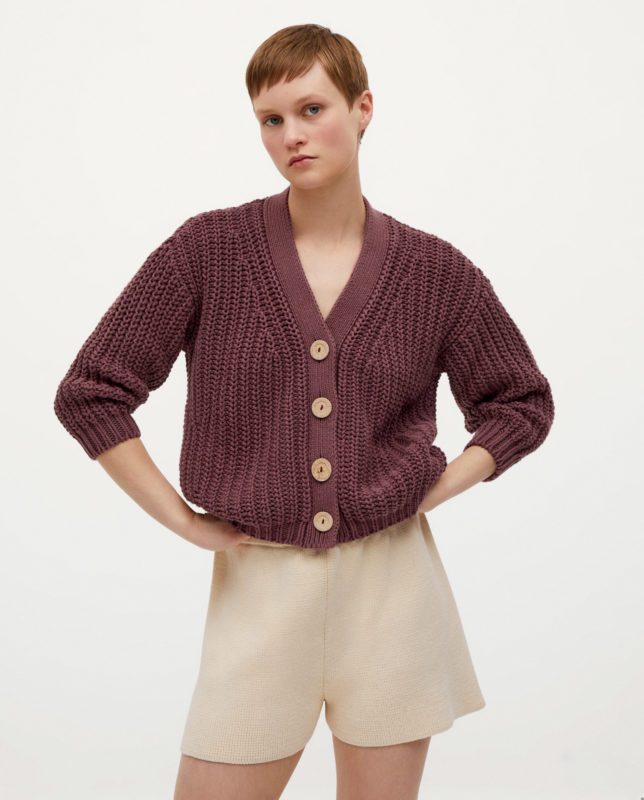 mini black cardigan