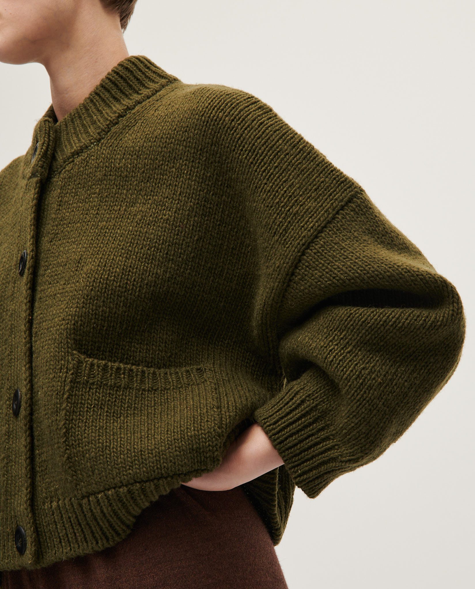 cardigan no23 alga – babaà cardigan no23 alga – babaà