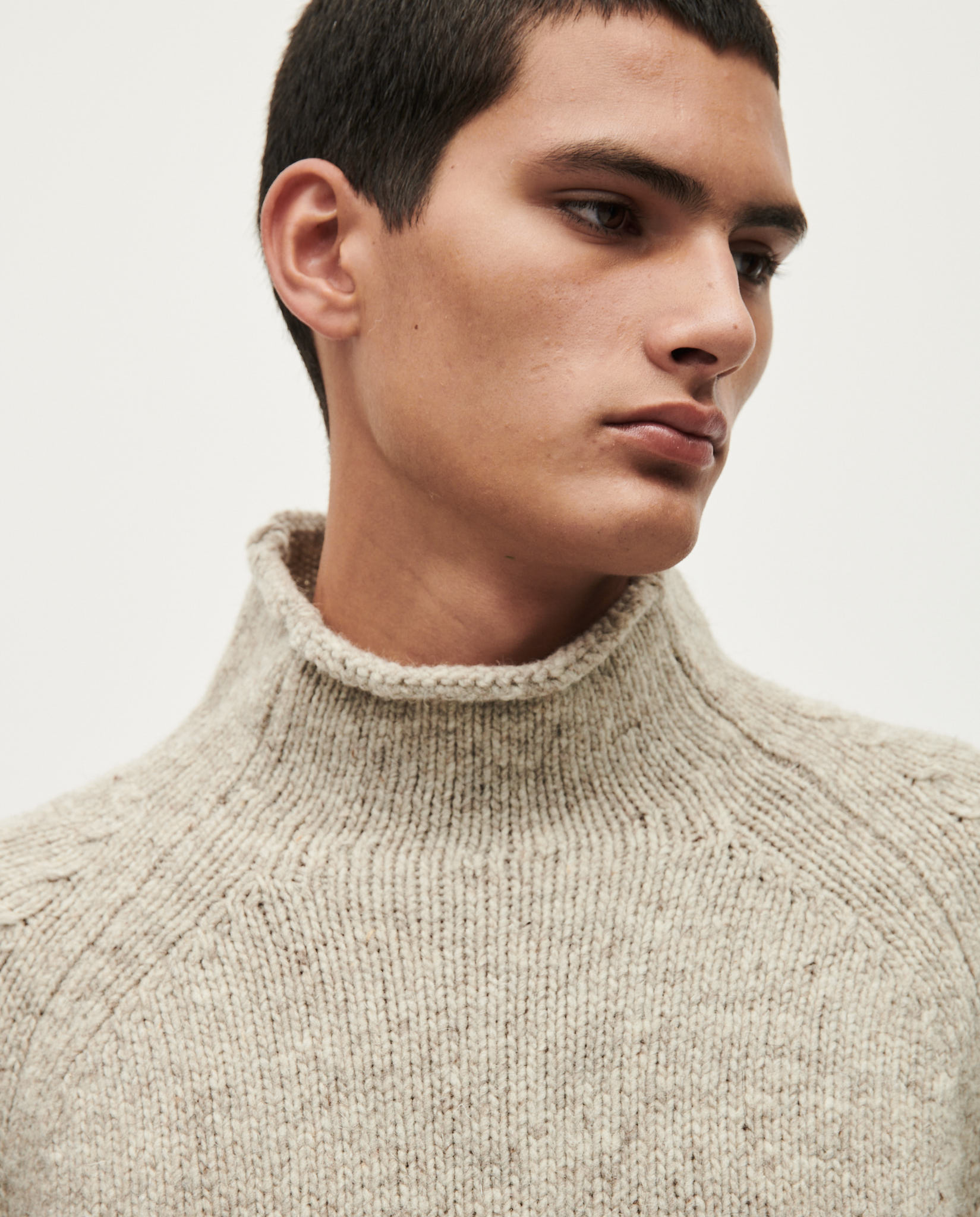 funnel neck jumper men