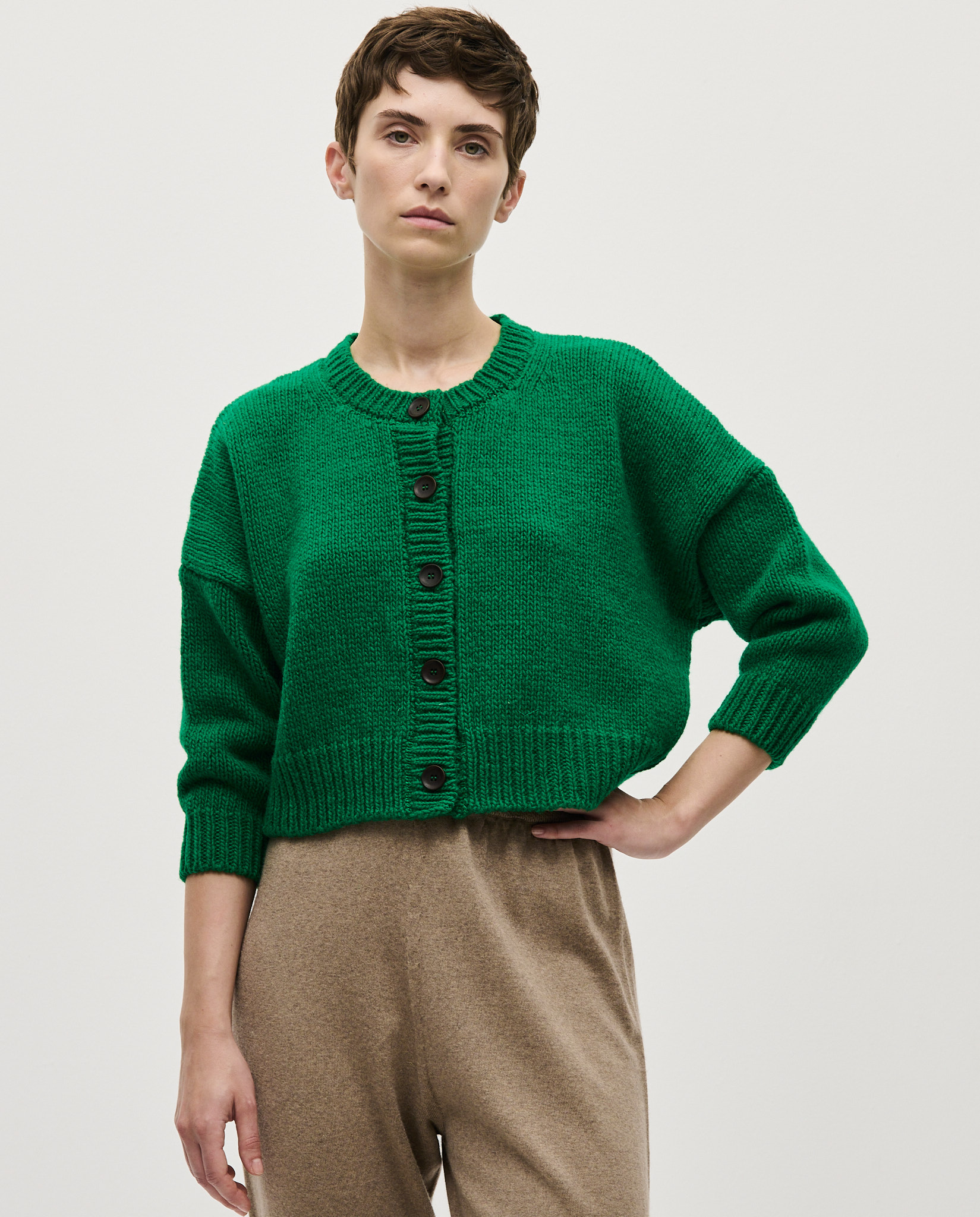 Babaa カーディガン cardigan no18 hibiscus flower – babaà