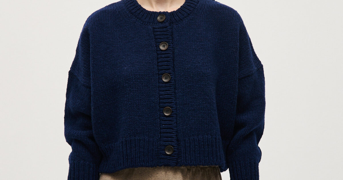 cardigan no61 navy – babaà