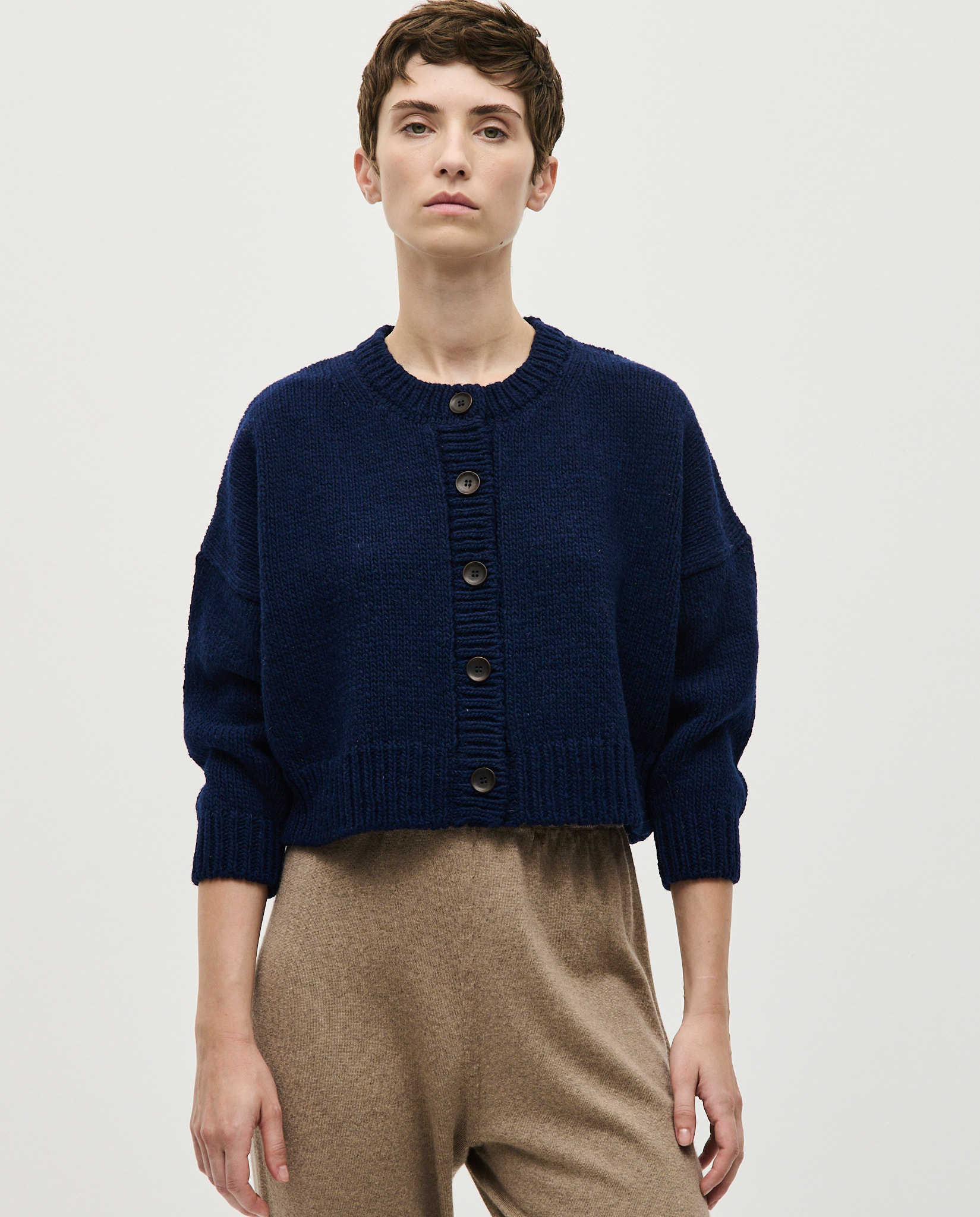 cardigan no61 navy – babaà