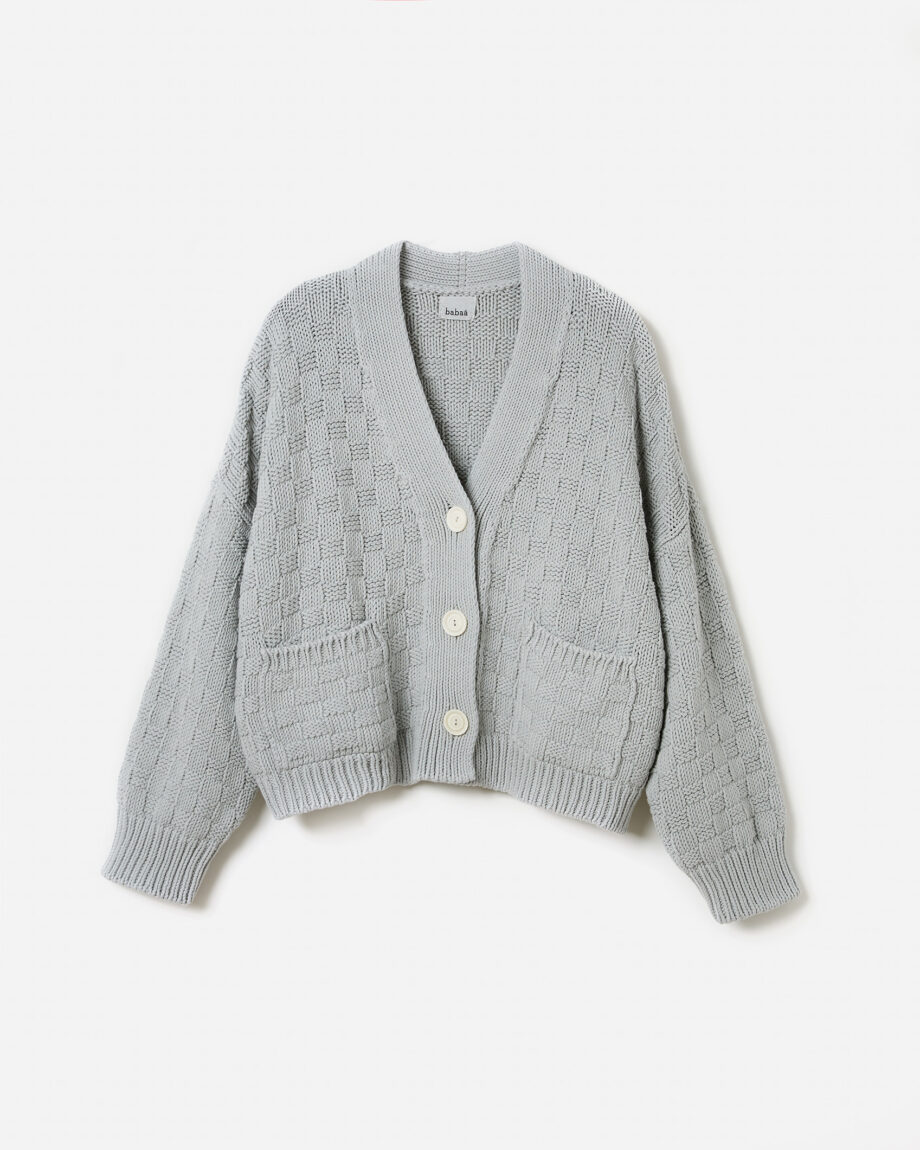 Purotatto Cotton Cardigan Chalk main image 1