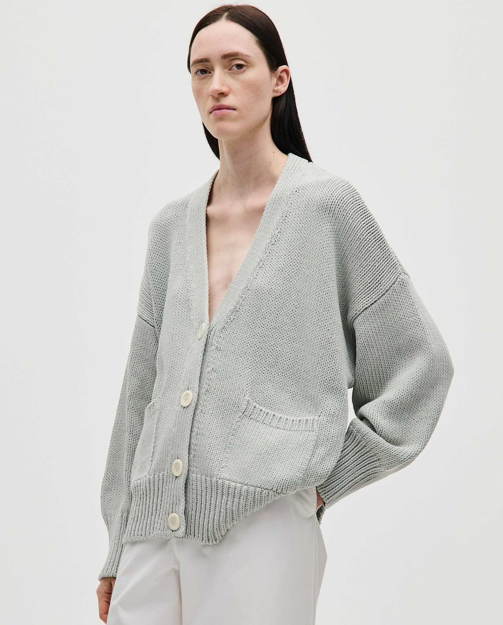 cardigan no86 chalk – babaà