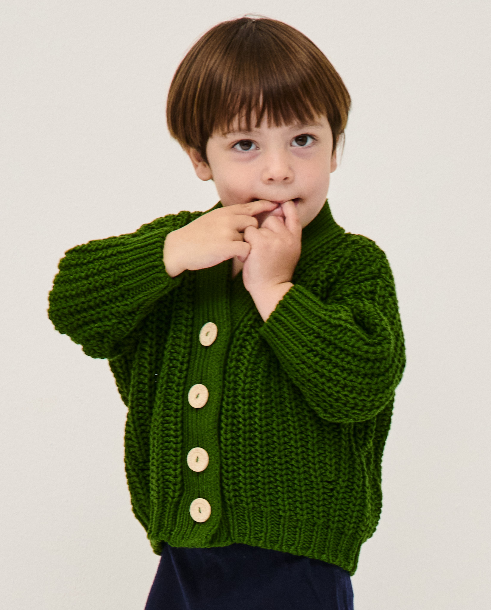 babaa コットンニットカーディガン cardigan no18 hibiscus flower – babaà